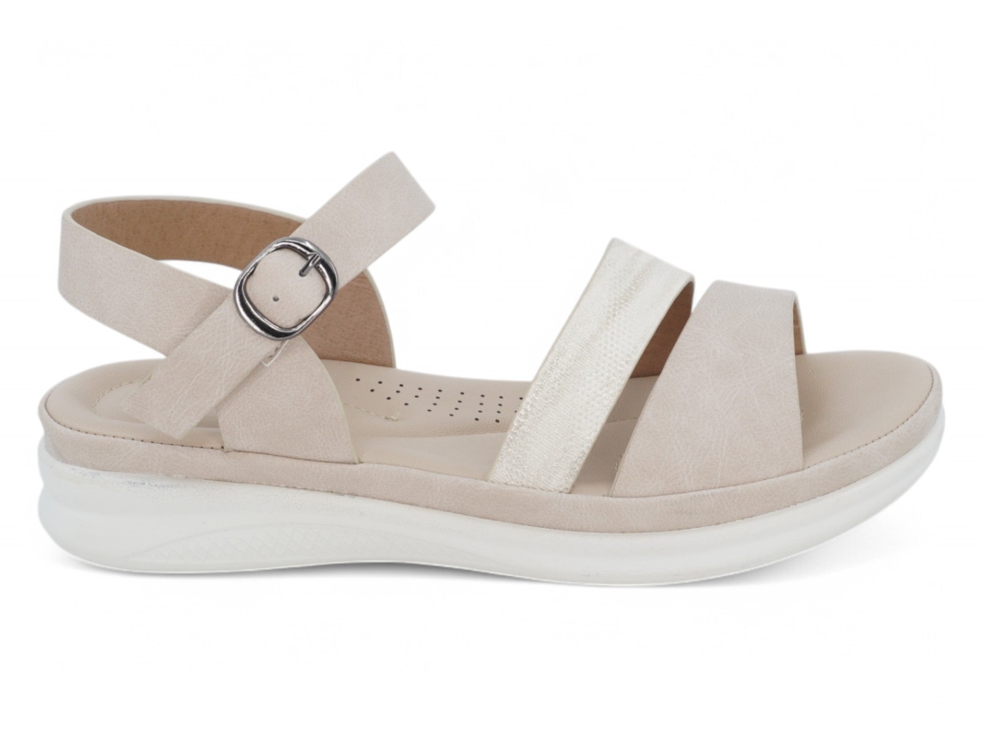 Women's Beige Dania Comfort Sandal
