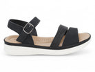 Women's Black Dania Comfort Sandal