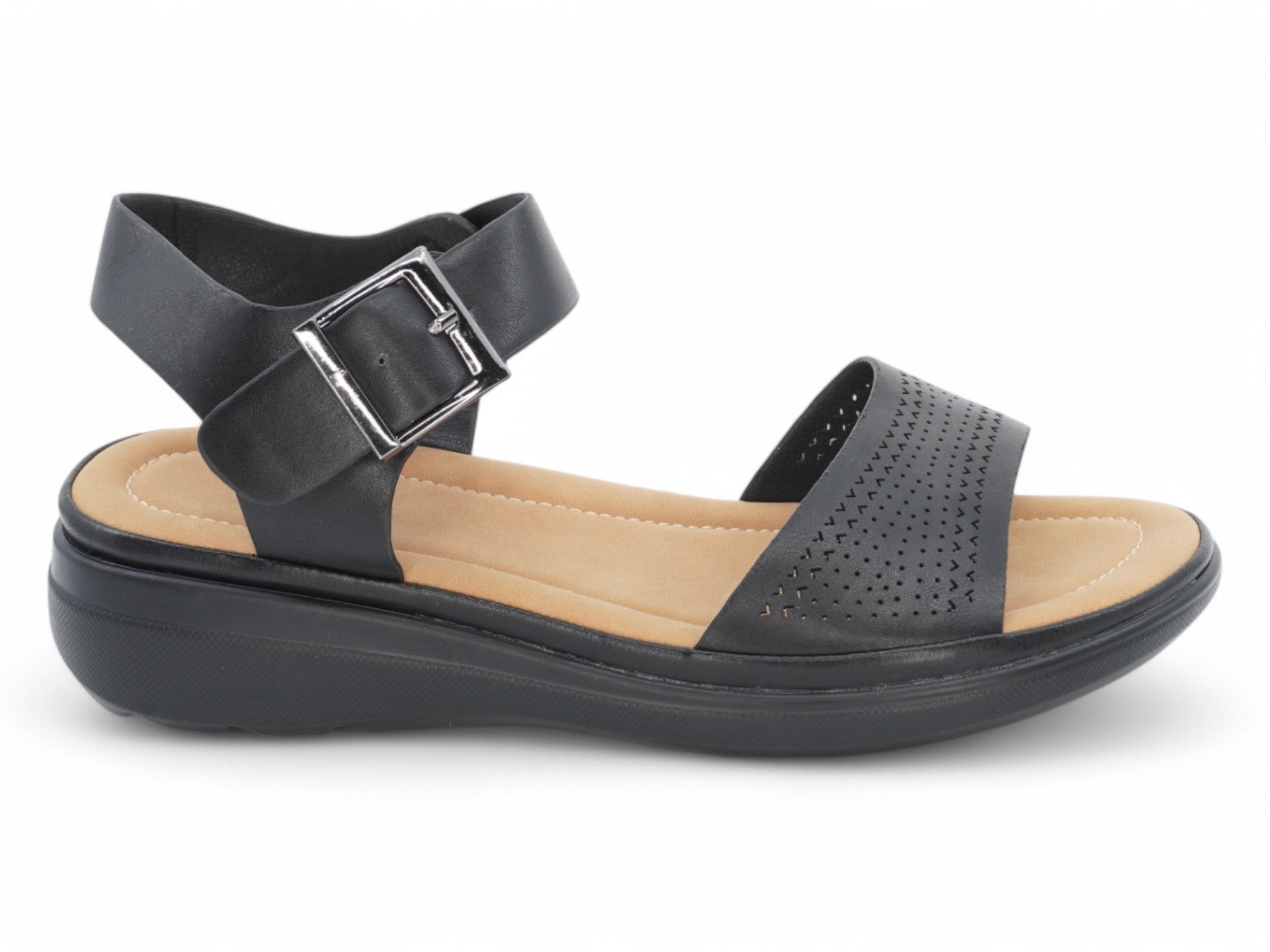 Women's Black Tilly Comfort Sandal