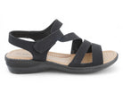 Women's Black Zareen Comfort Sandal