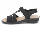 Women's Black Zareen Comfort Sandal