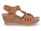Women's Cognac Lila Comfort Sandal