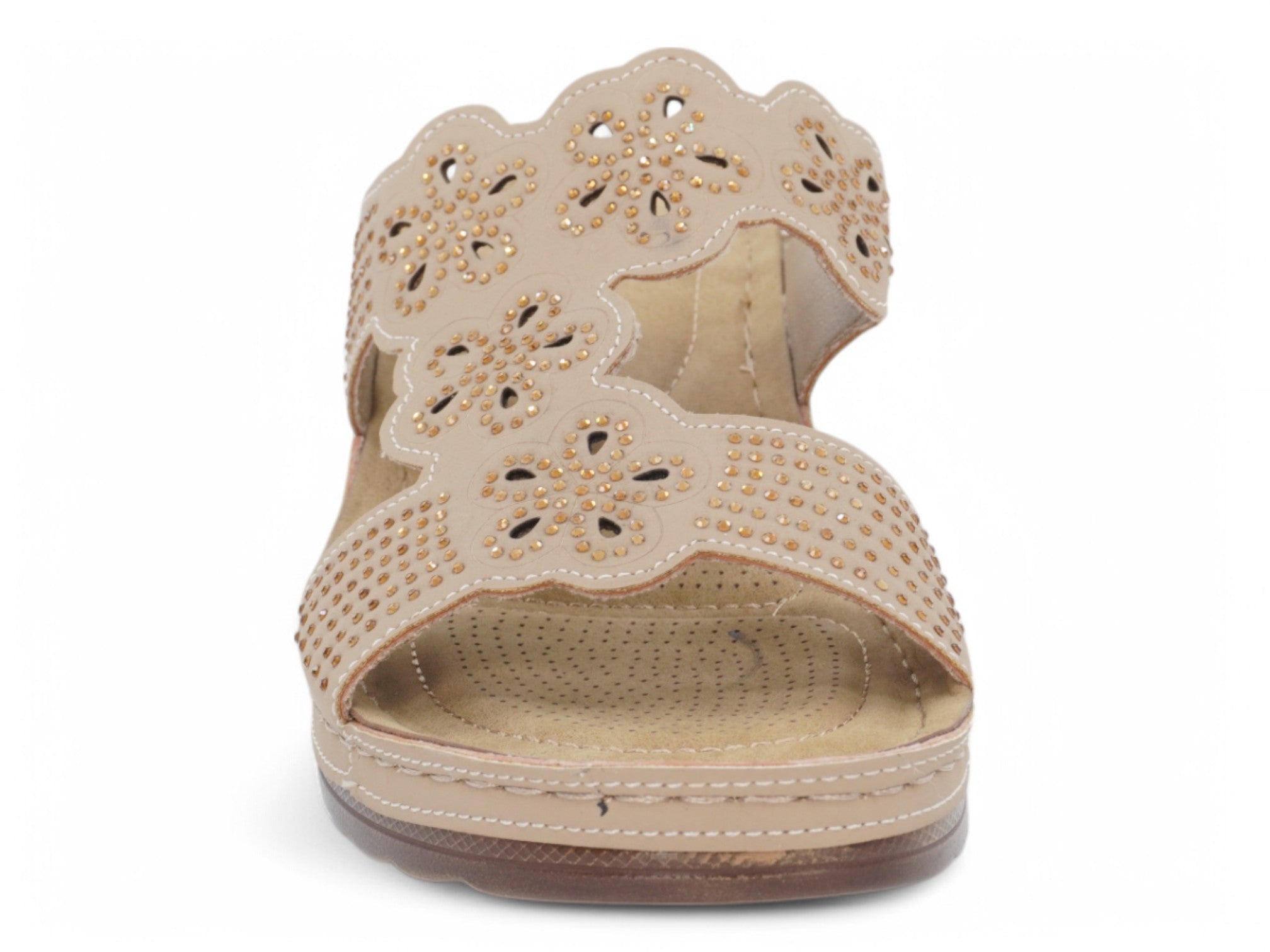 Women's Beige Roxana Comfort Sandal