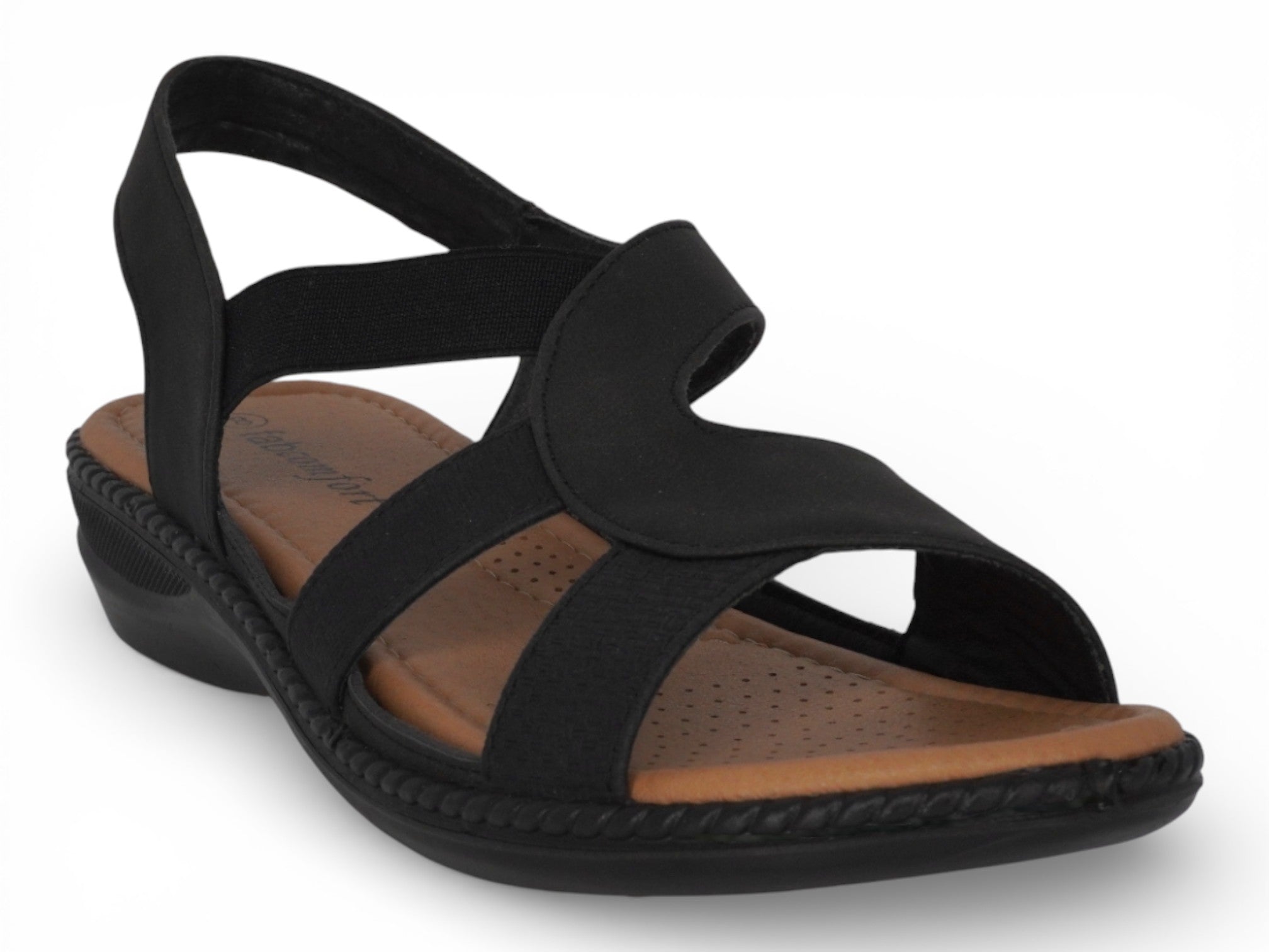 Women's Black Haley Comfort Sandal