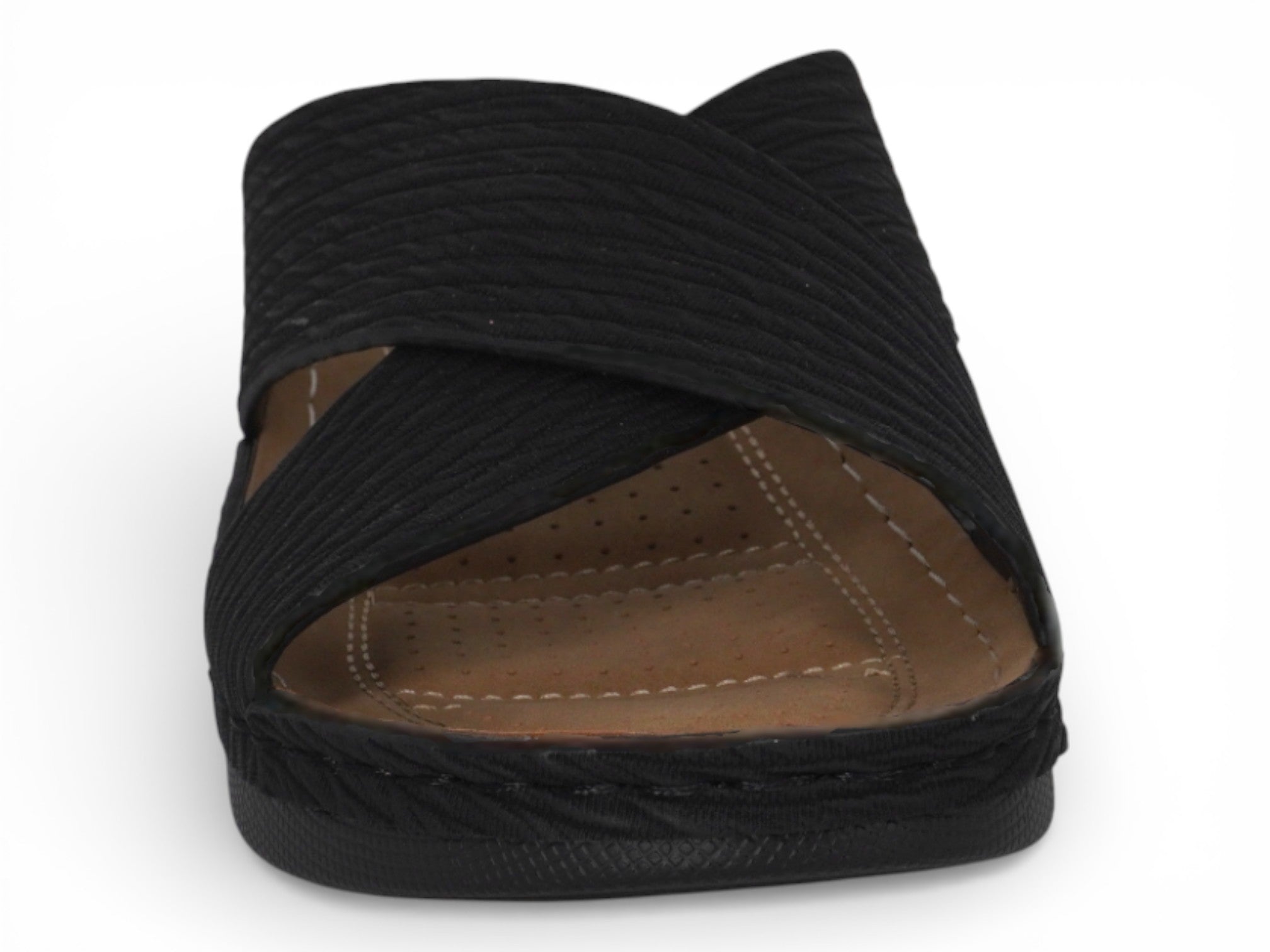 Women's Black Victoria Comfort Sandal