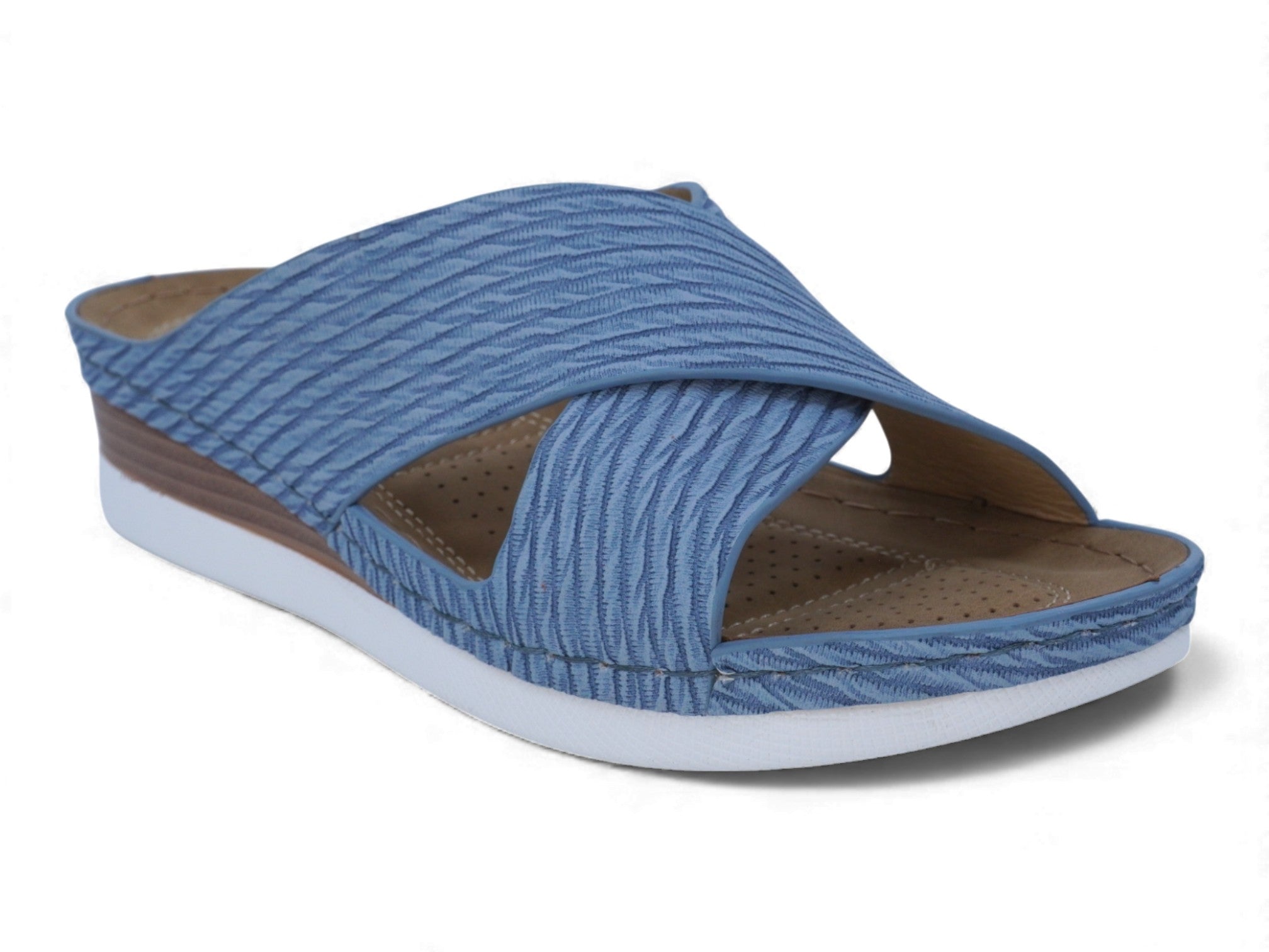Women's Blue Victoria Comfort Sandal