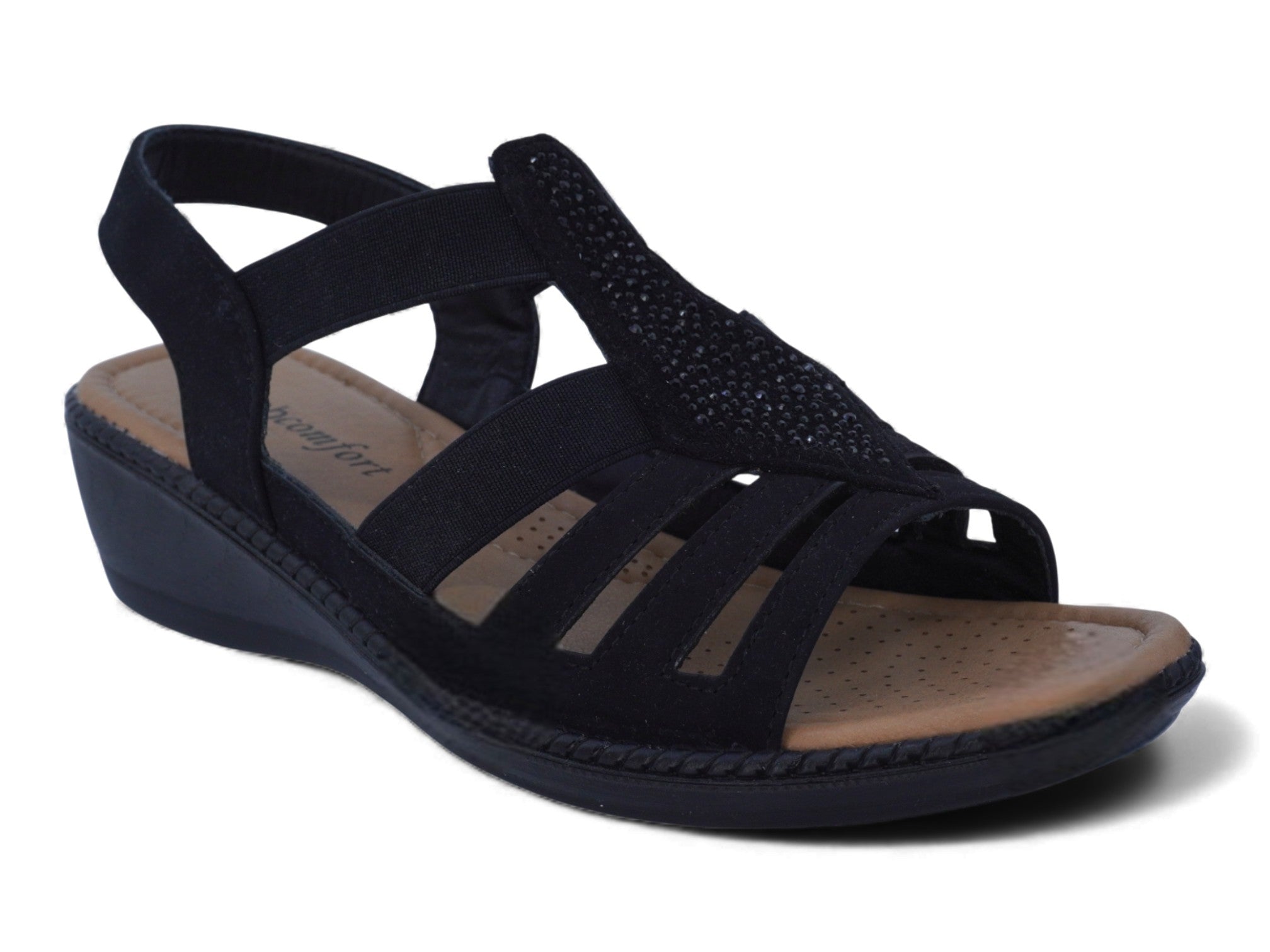 Women's Black Molly Comfort Sandal