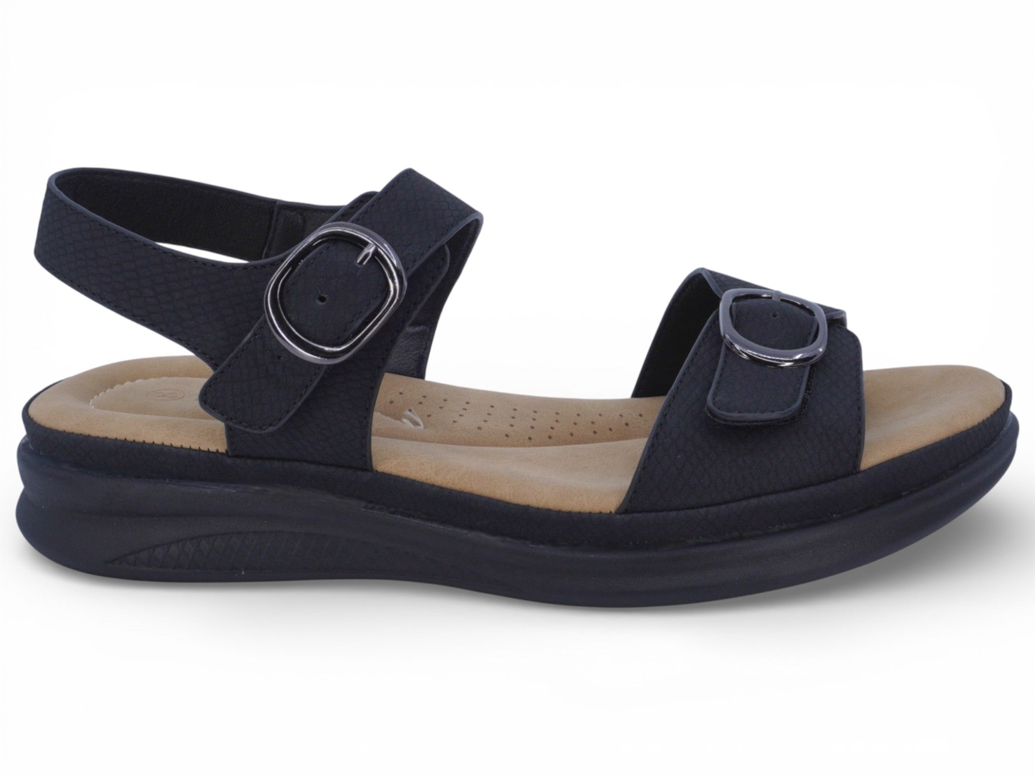 Women's Black Erika Comfort Sandal