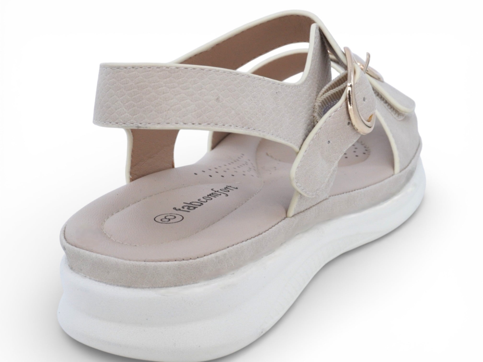 Women's Beige Erika Comfort Sandal
