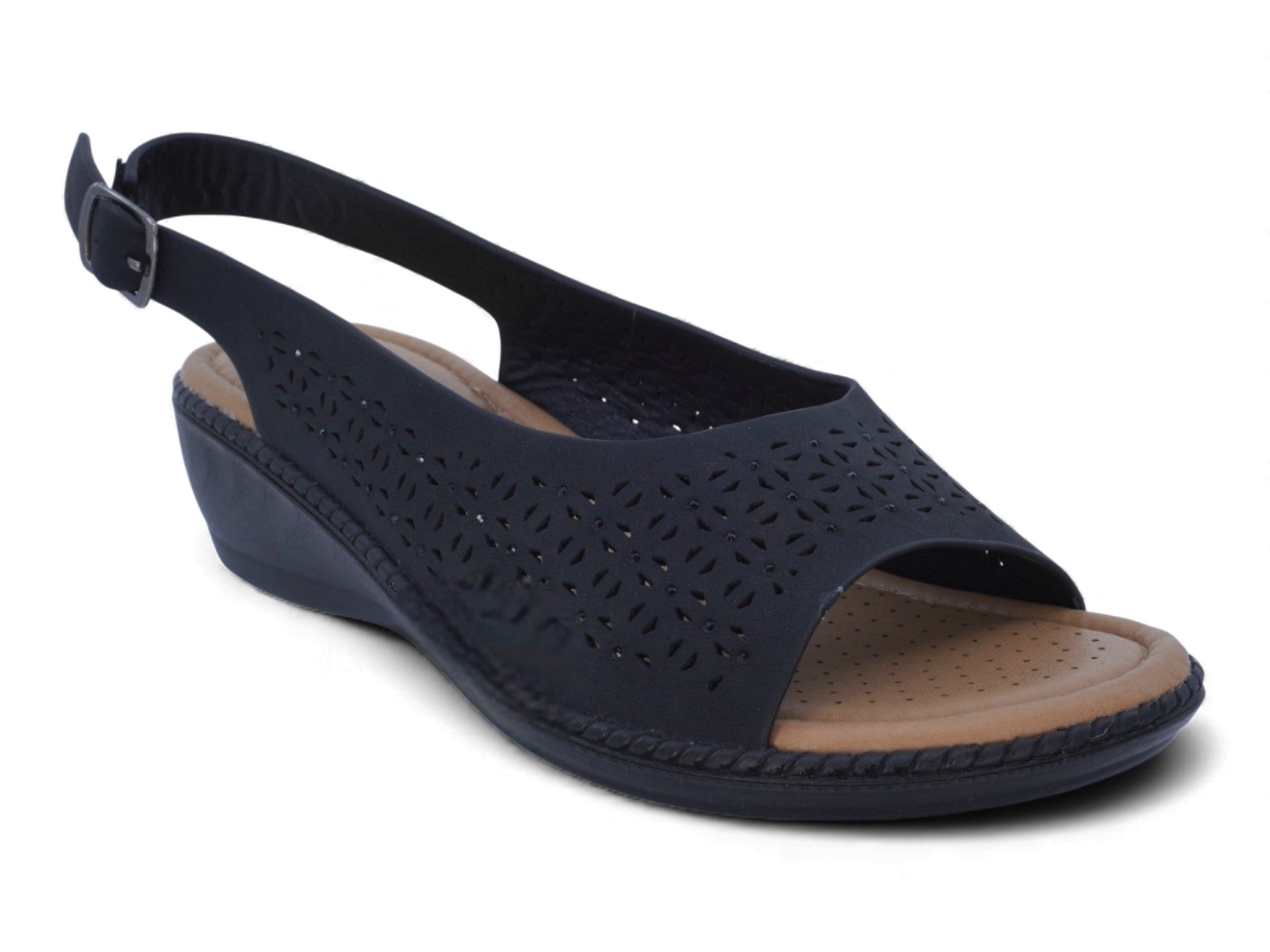 Women's Black Jill Comfort Sling Back