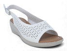 Women's White Jill Comfort Sling Back