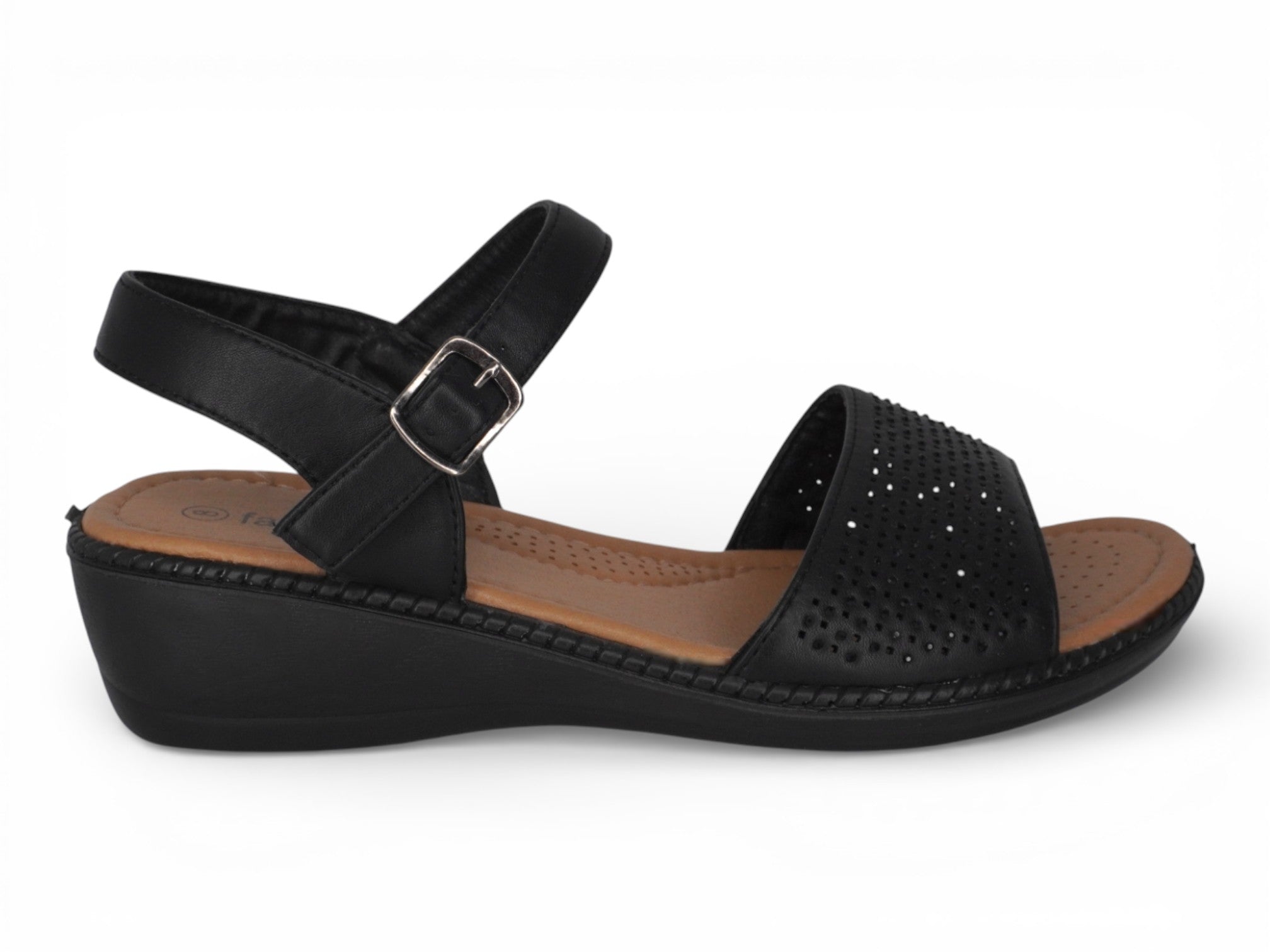 Women's Black Colette Comfort Sandal