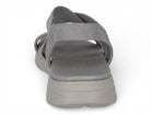 Women's Gray Elastic Athletic Sandal