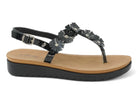 Women's Black Valencia Sandal
