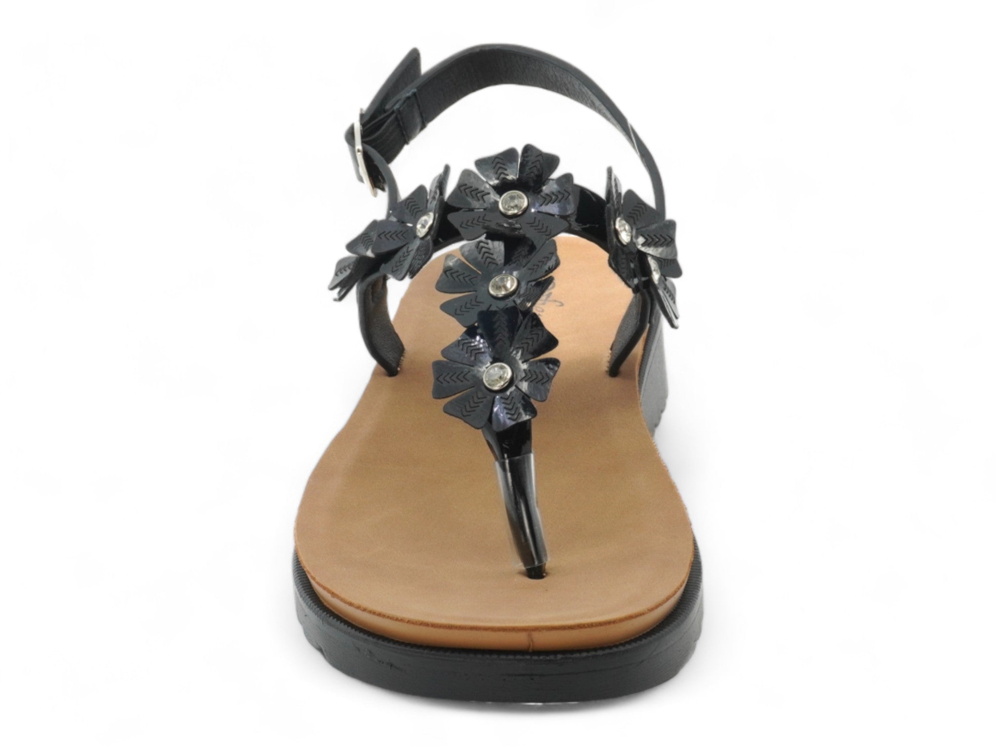 Women's Black Valencia Sandal