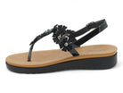 Women's Black Valencia Sandal