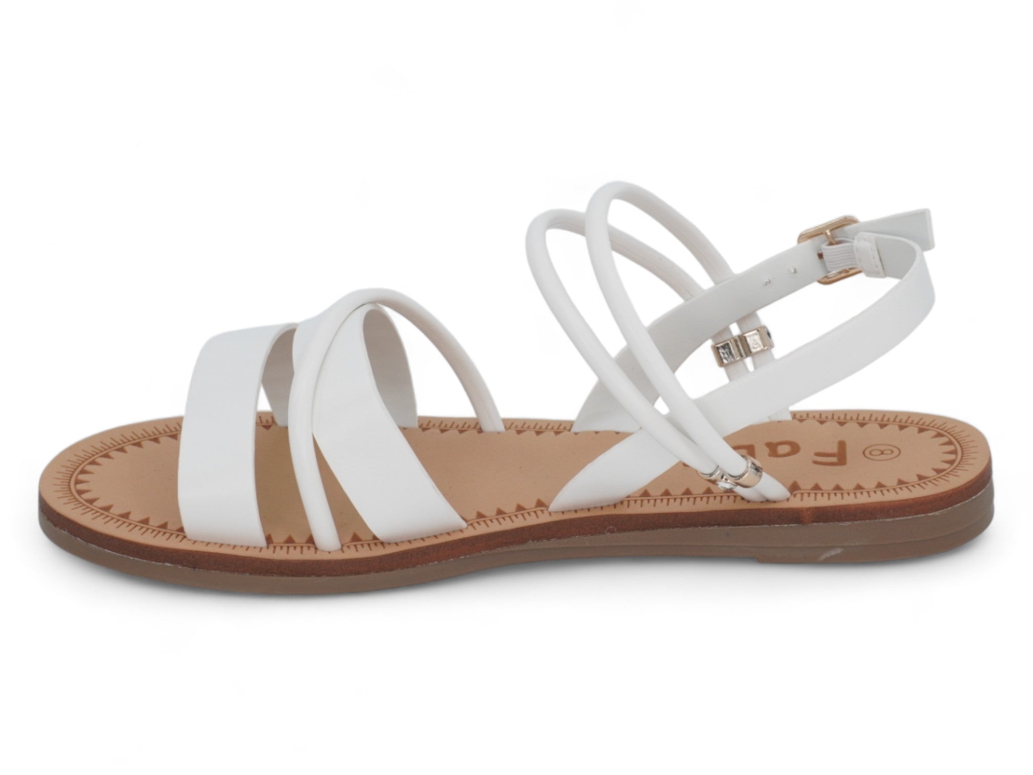 Women's White Ashley Sandal