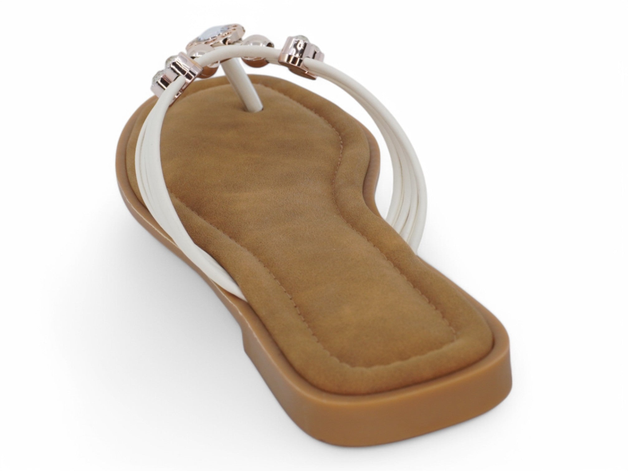 Women's White Bria Sandal