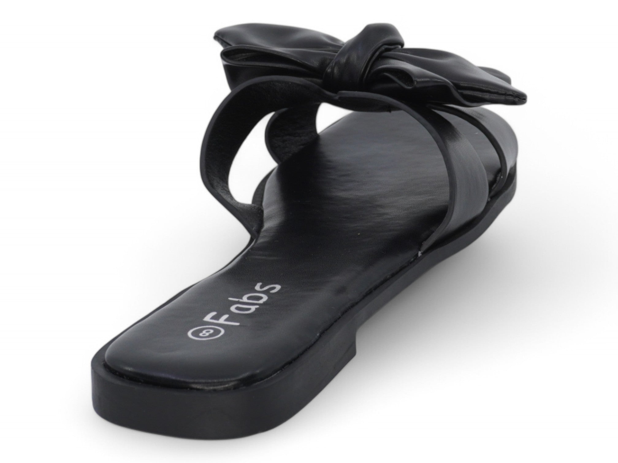 Women's Black Bow Sandal