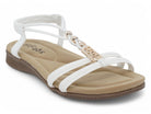 Women's White Amyra Sandal