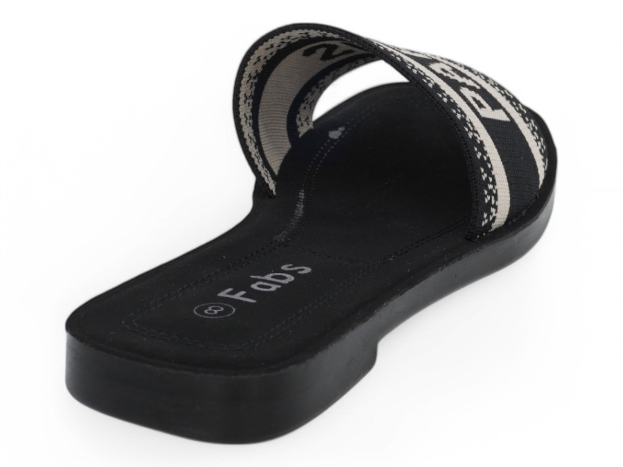 Women's Black Paris Elastic Sandal