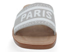 Women' Gray Paris Elastic Sandal