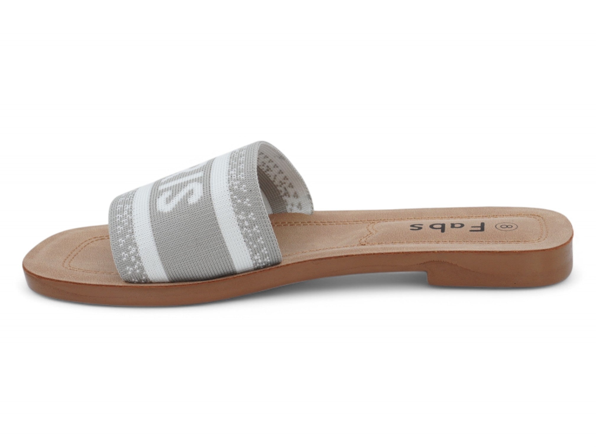 Women' Gray Paris Elastic Sandal