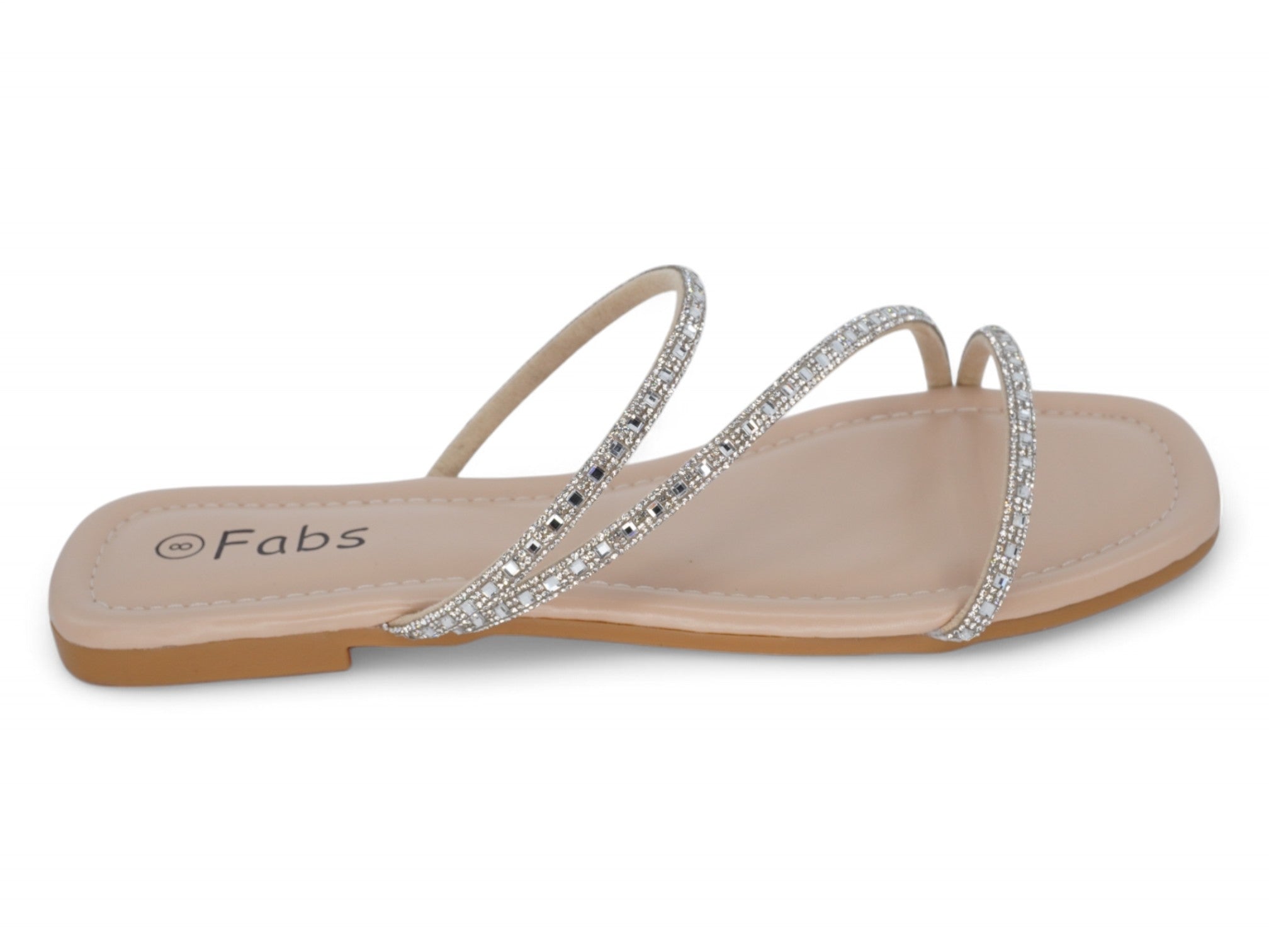 Women's Nude & Silver Kaylee Sandal