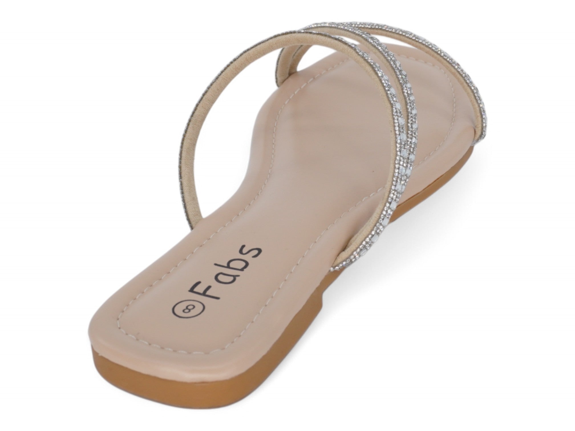 Women's Nude & Silver Kaylee Sandal