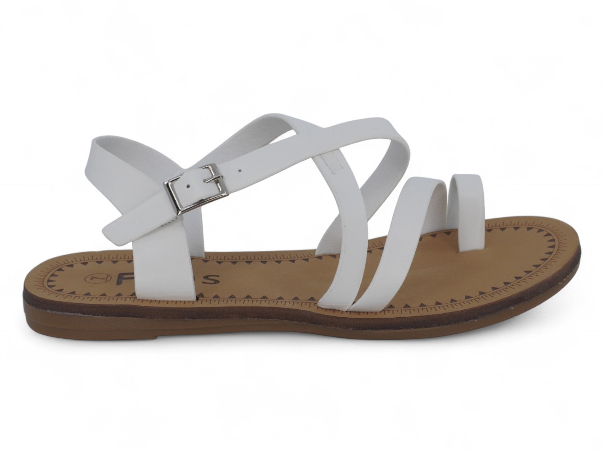 Women's White Loren Sandal