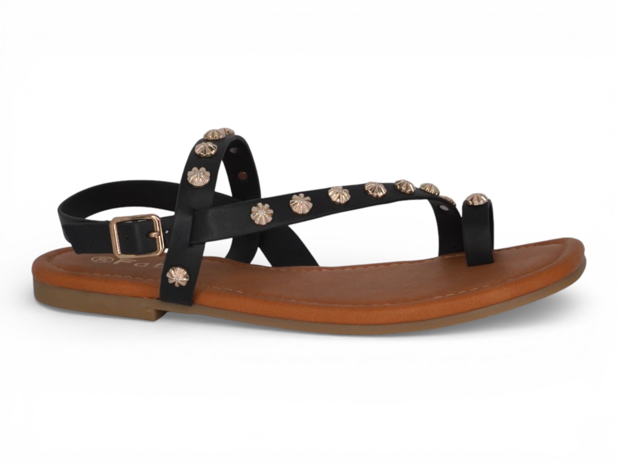 Women's Black Crystalla Sandal