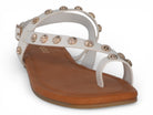 Women's White Crystalla Sandal
