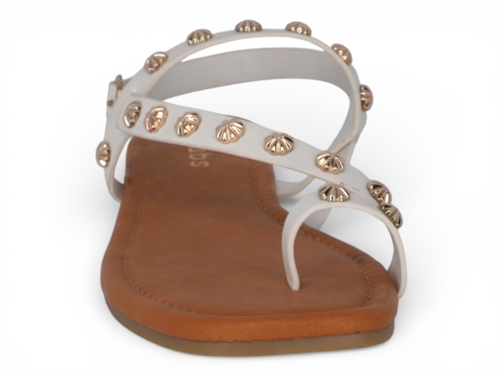 Women's White Crystalla Sandal