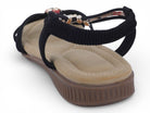 Women's Black Joni Padded Sandal