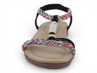 Women's Black Deia Padded Sandal