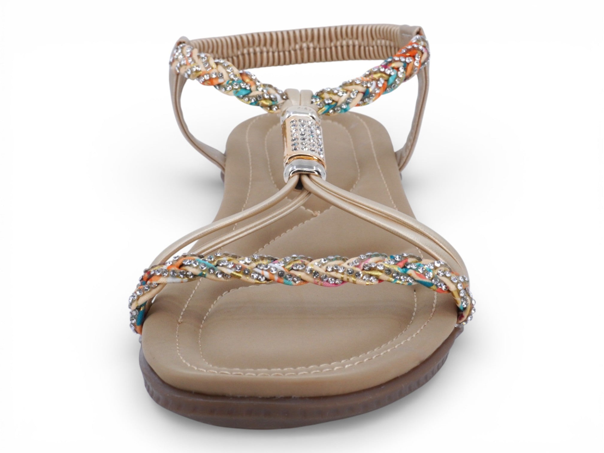 Women's Gold Deia Padded Sandal
