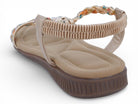 Women's Gold Deia Padded Sandal