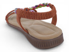 Women's Tan Deia Padded Sandal
