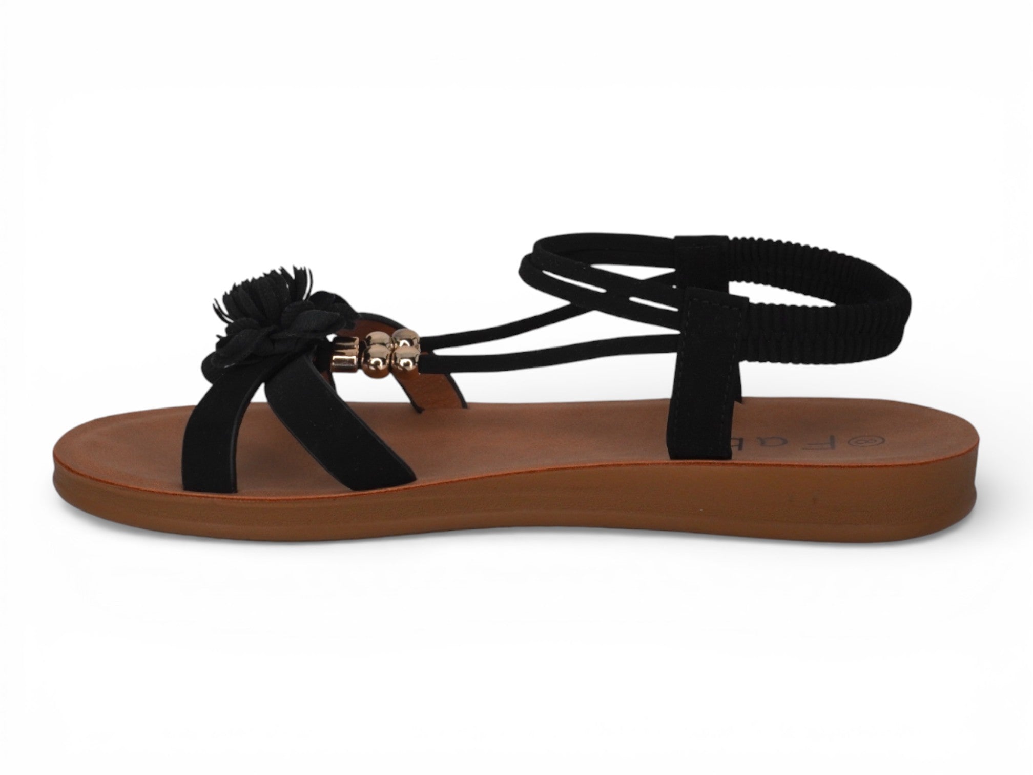 Women's Black Petunia Sandal