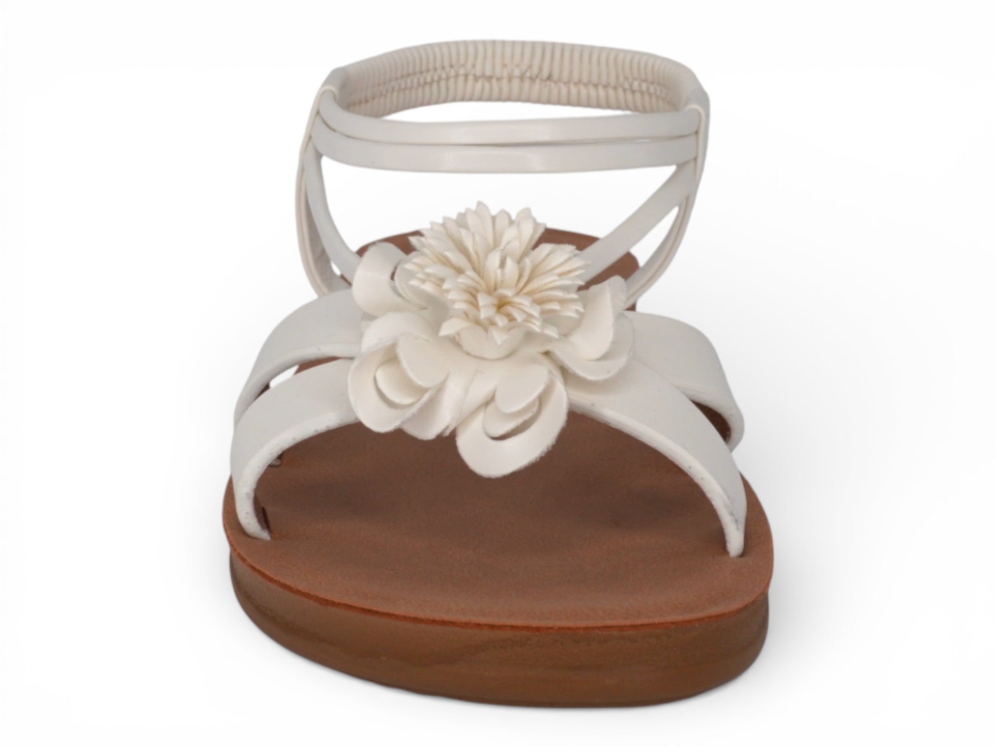 Women's White Petunia Sandal