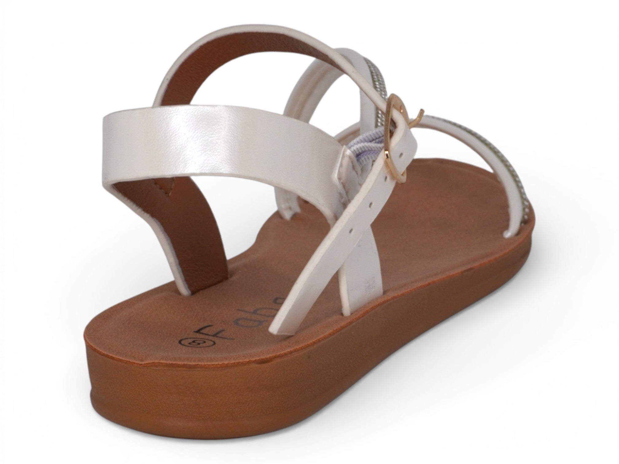 Women's White Zadie Sandal