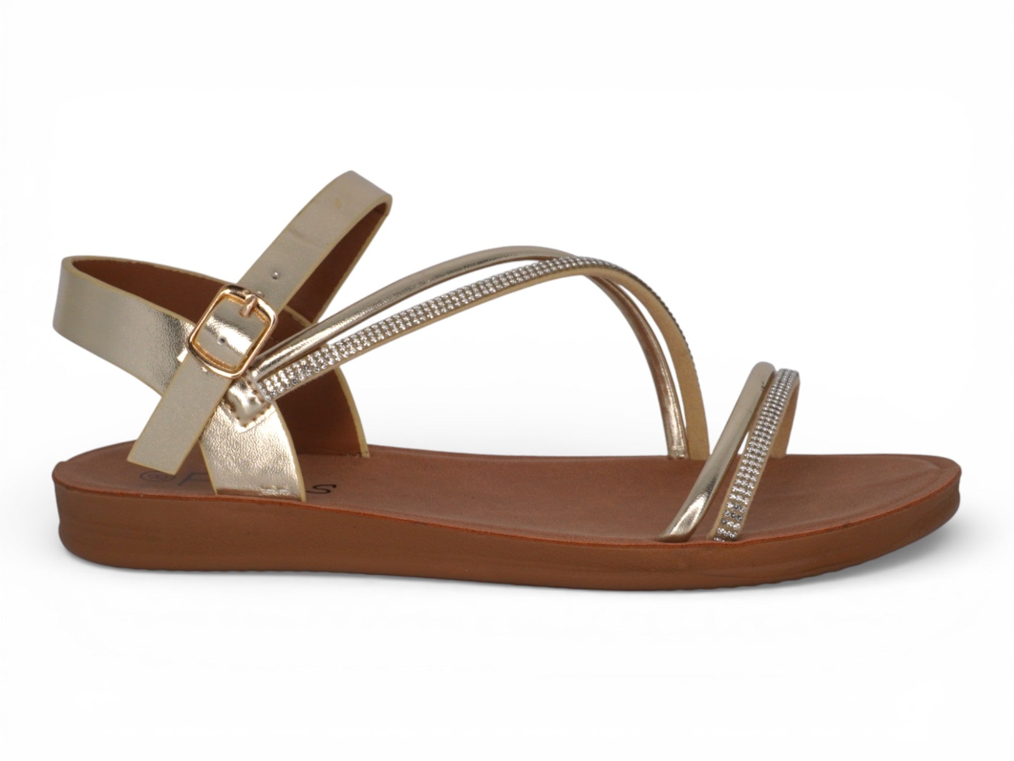 Women's Gold Zadie Sandal