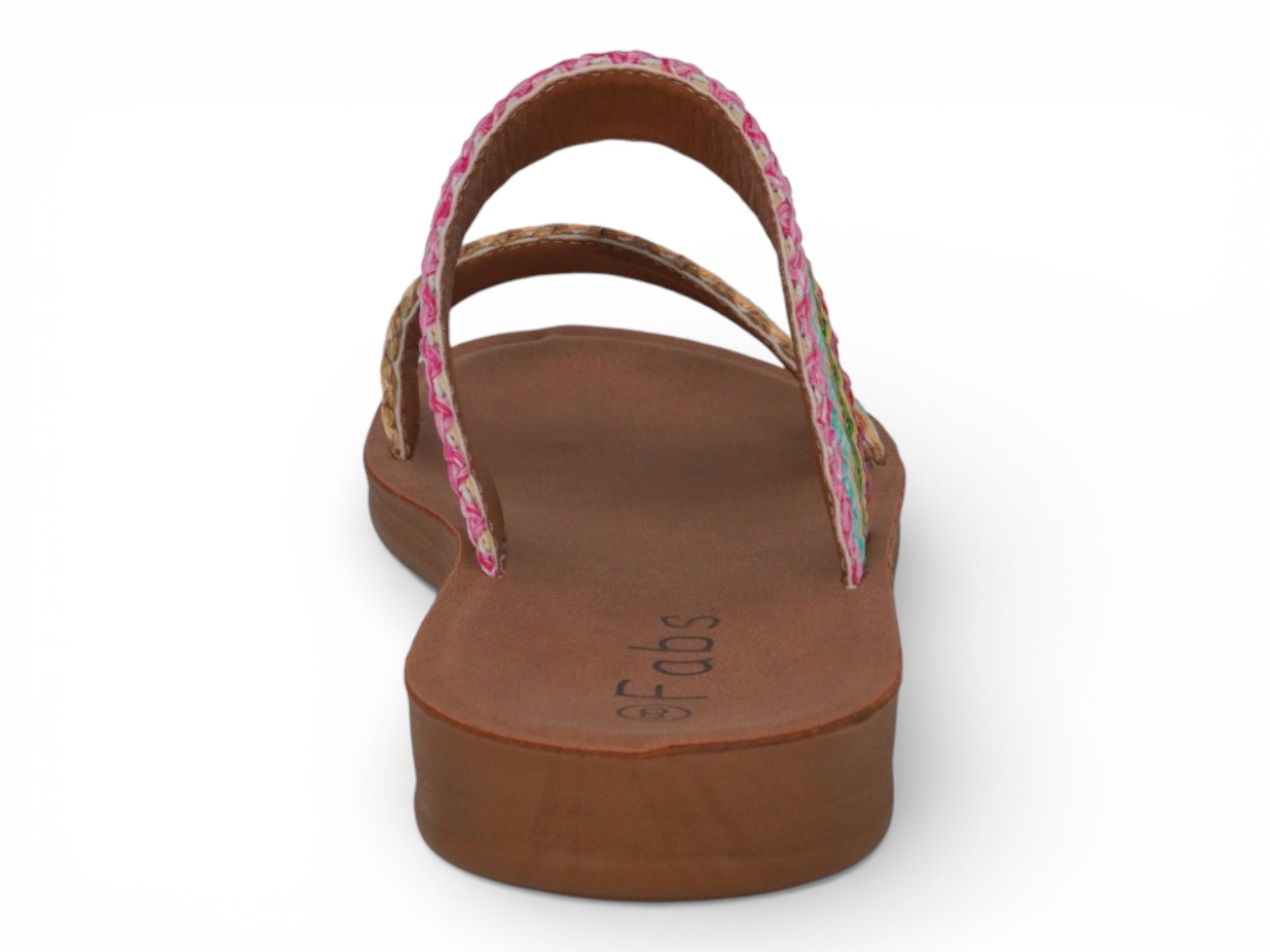 Women's Rainbow Raffia Sandal