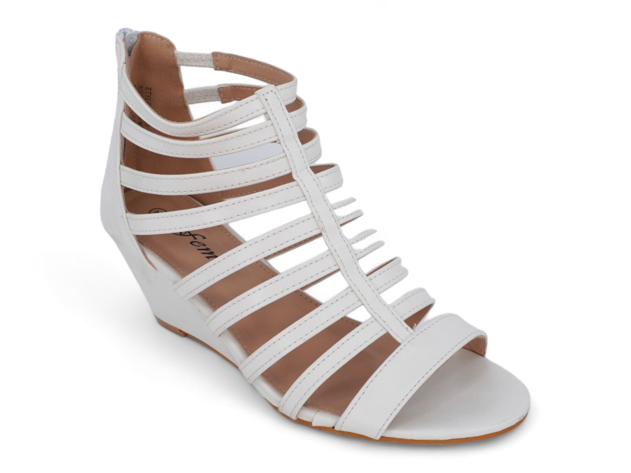Women's White Raisa Wedge