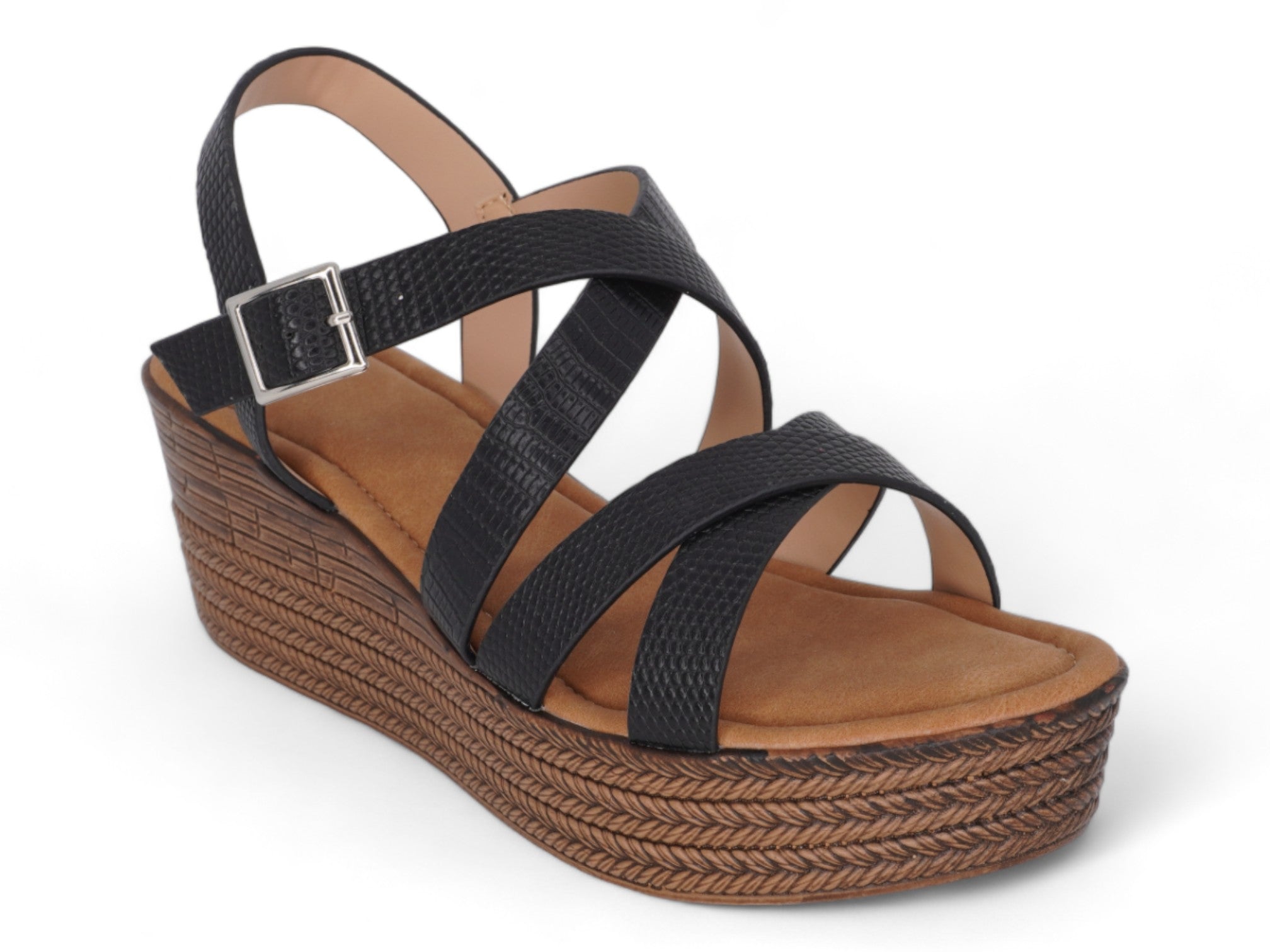 Women's Black Zelda Wedge