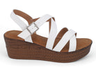 Women's White Zelda Wedge