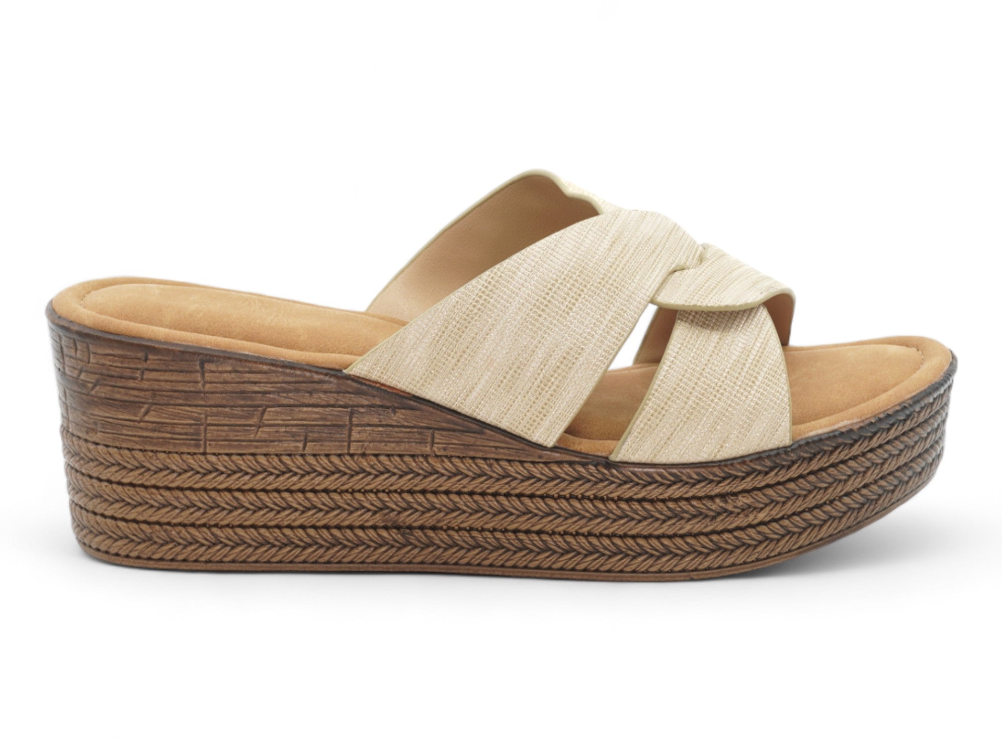 Women's Gold Giselle Wedge