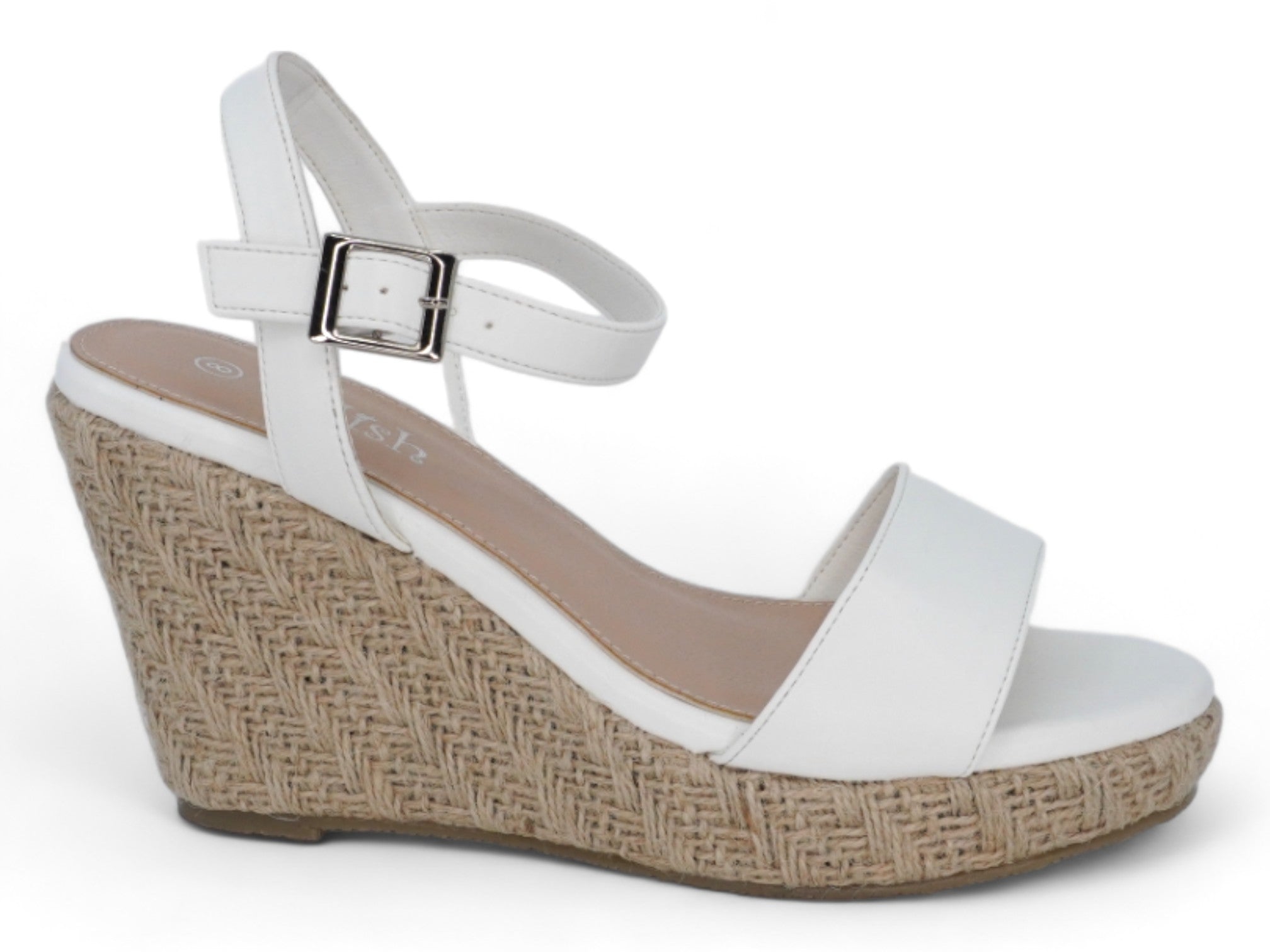 Women's White Sarina Wedge