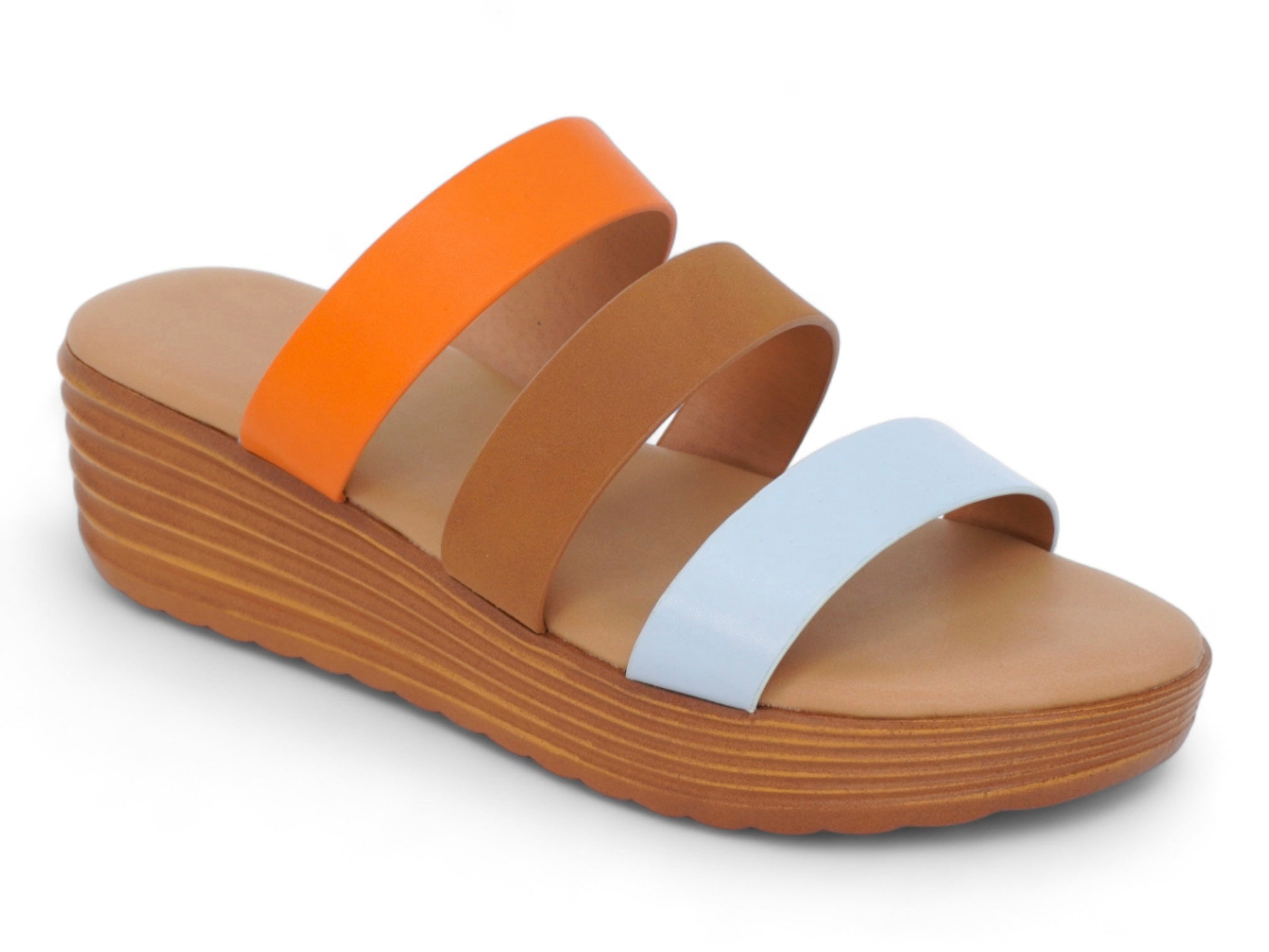 Women's Orange & Blue Everly Wedge