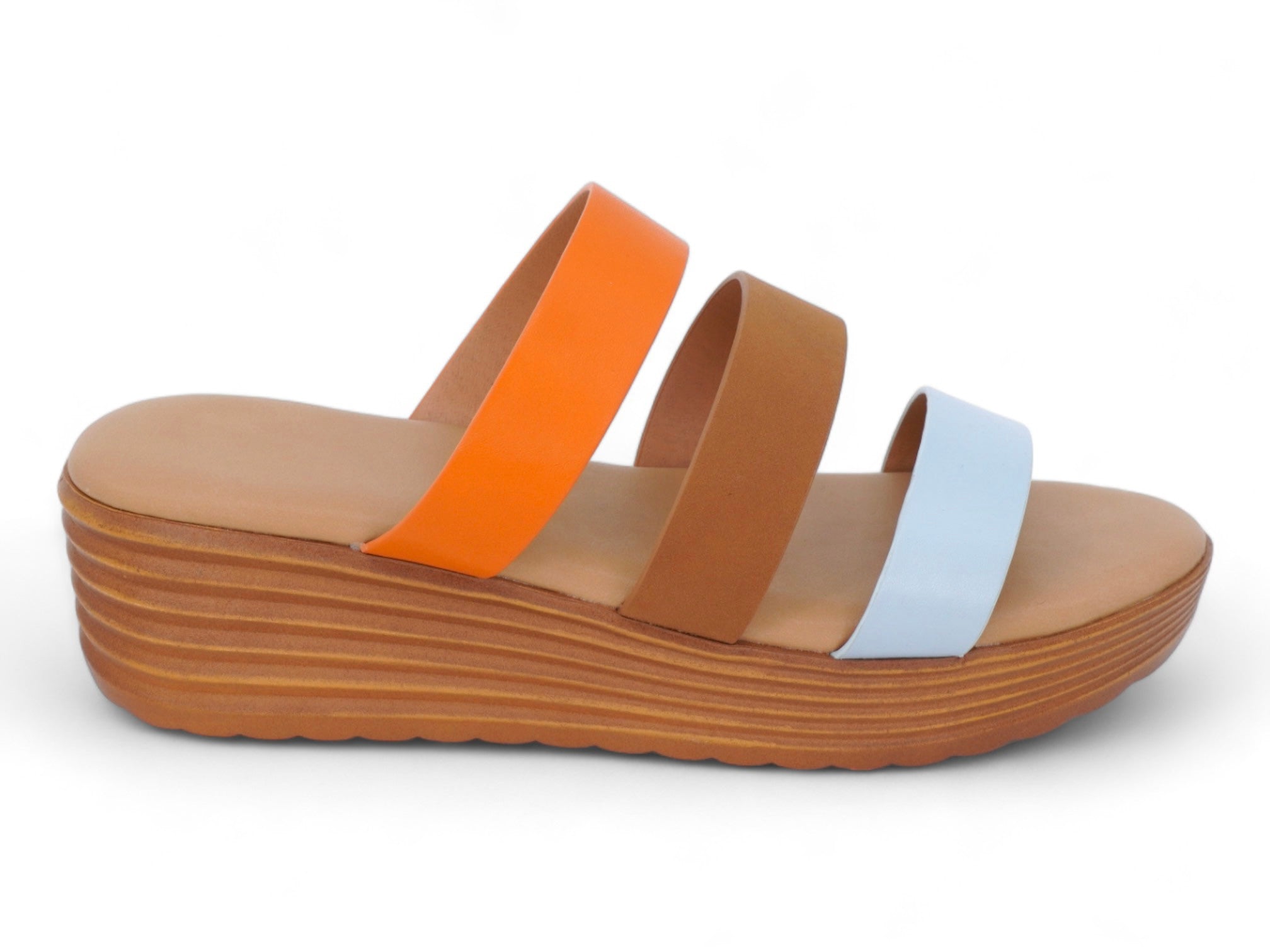 Women's Orange & Blue Everly Wedge